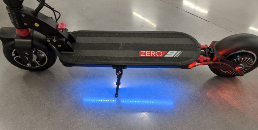 Zero 9 Undercarriage Lighting Full Deck Suspension Tires and Rear Motor