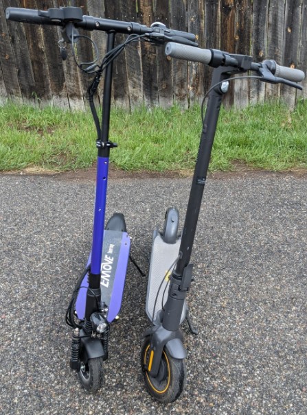 EMOVE Touring compared to Ninebot Max 1