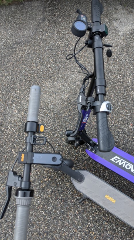 EMOVE Touring compared to Ninebot Max 2