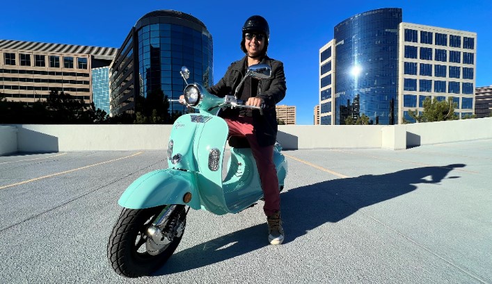 The Aventura X is a Budget “Vespa” | Full Review – E- scooter reviews