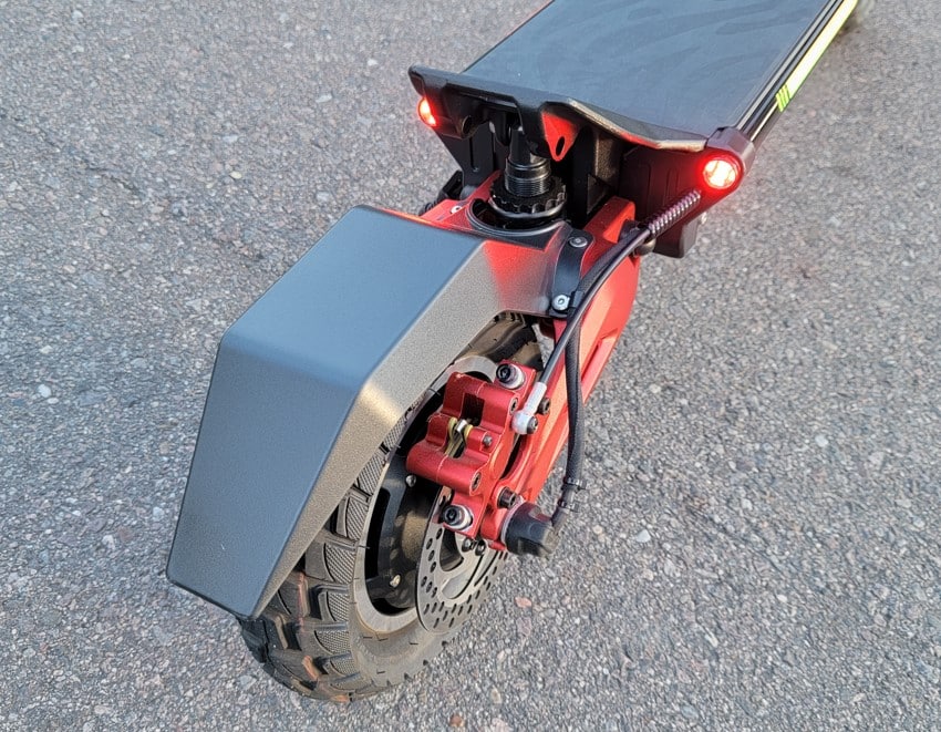 Miniwalker Tiger 10 Pro Kick plate and plastic fender with hyrdaulic disc brakes and hybrid tires