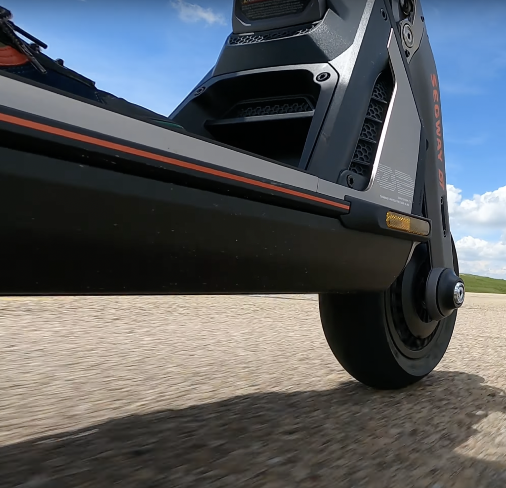 Segway GT2 deck while riding